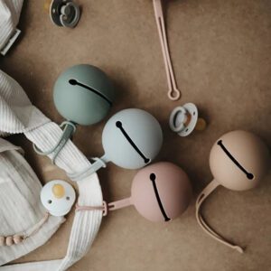 Portachupetes Silicona Mushie Stone