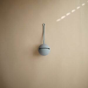 Portachupetes Silicona Mushie Powder Blue