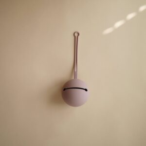 Portachupetes Silicona Mushie Soft Lilac