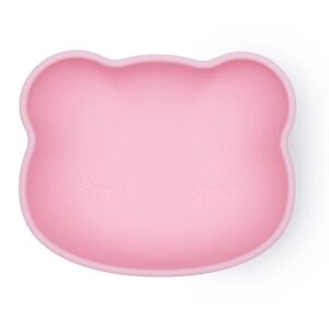 Bol con Ventosa y Tapa Oso Rosa Empolvado