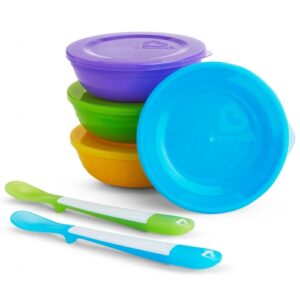 Pack cuencos con tapas y cucharas Love-a-Bowls (10 piezas)