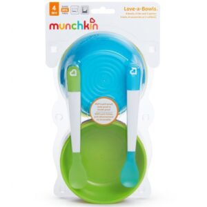 Pack cuencos con tapas y cucharas Love-a-Bowls (10 piezas)