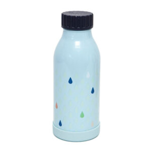 Botella Acero Inoxidable Drops Azul 350ml