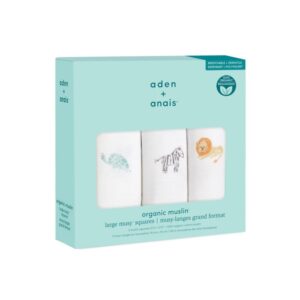 Pack 3 Paños de Muselina Animal Kingdom