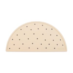 Mantel Individual Silicona Mushie Black Daisy