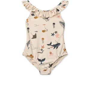 Traje de baño estampado Kallie Sea Creature / Sandy