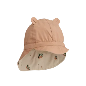 Sombrero reversible para el sol Peach Seashell / Toscana pálida