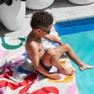 TOALLA DOCK & BAY KIDS DOODLE MOOD – L (1.60×0.90)