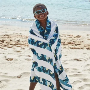 TOALLA DOCK & BAY KIDS COOL CAMO- L (1.60×0.90)