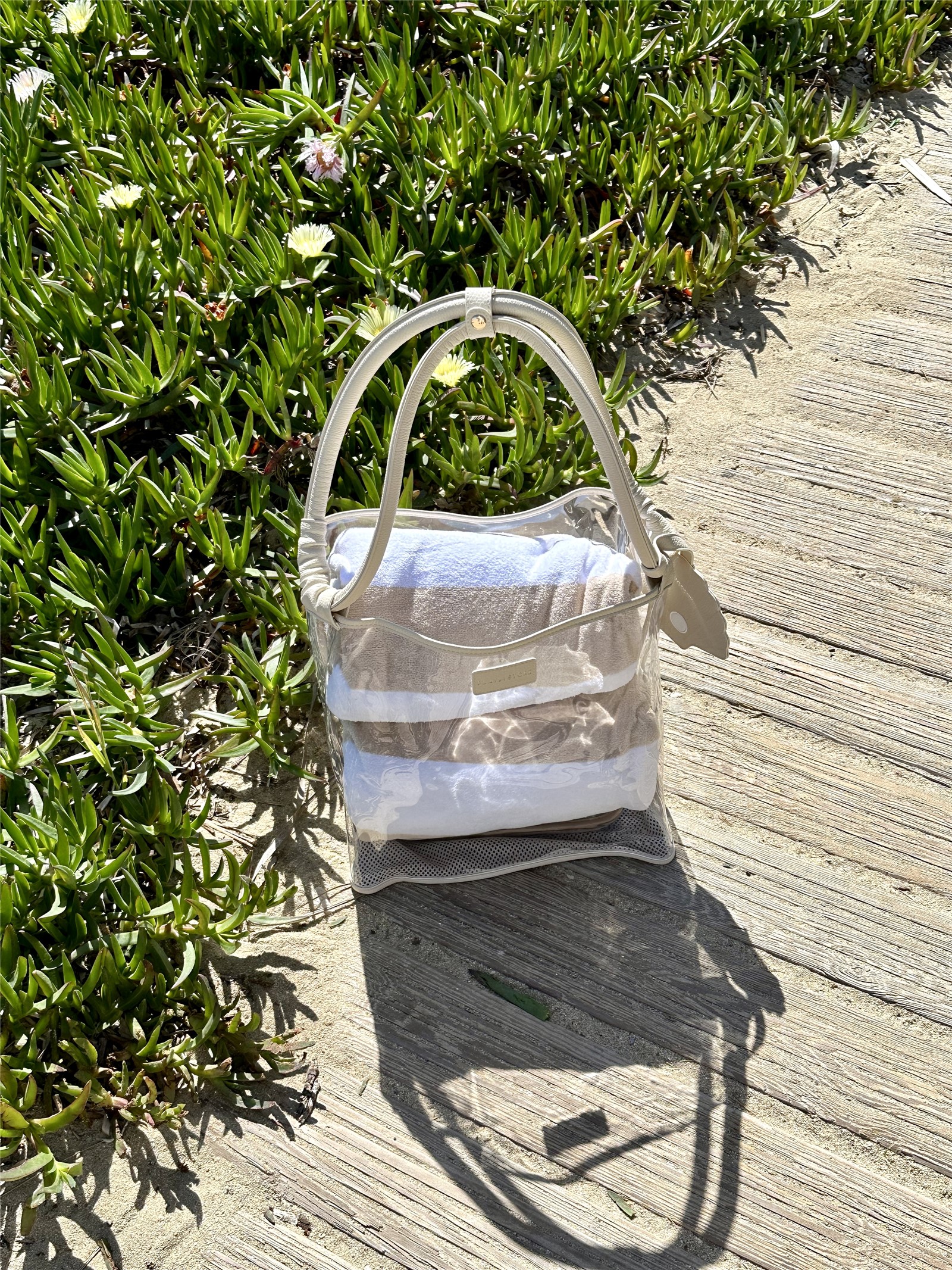 Bolso de Playa Beige Play And Store - Imagen 4
