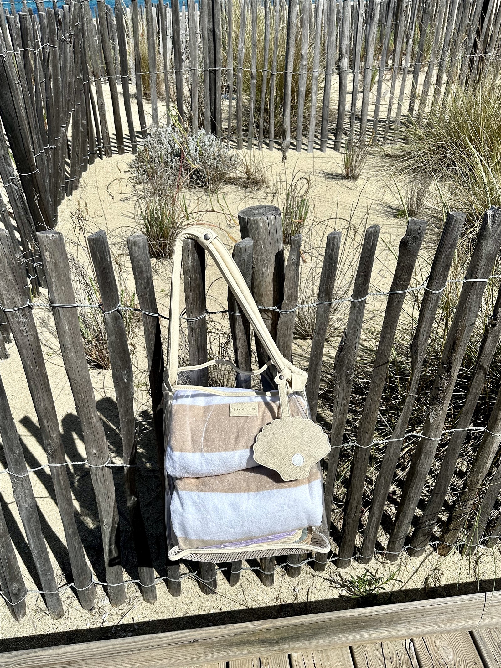 Bolso de Playa Beige Play And Store - Imagen 5