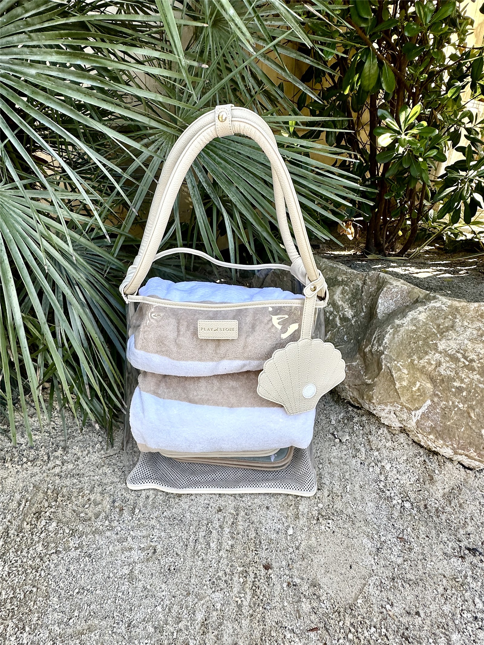 Bolso de Playa Beige Play And Store - Imagen 7