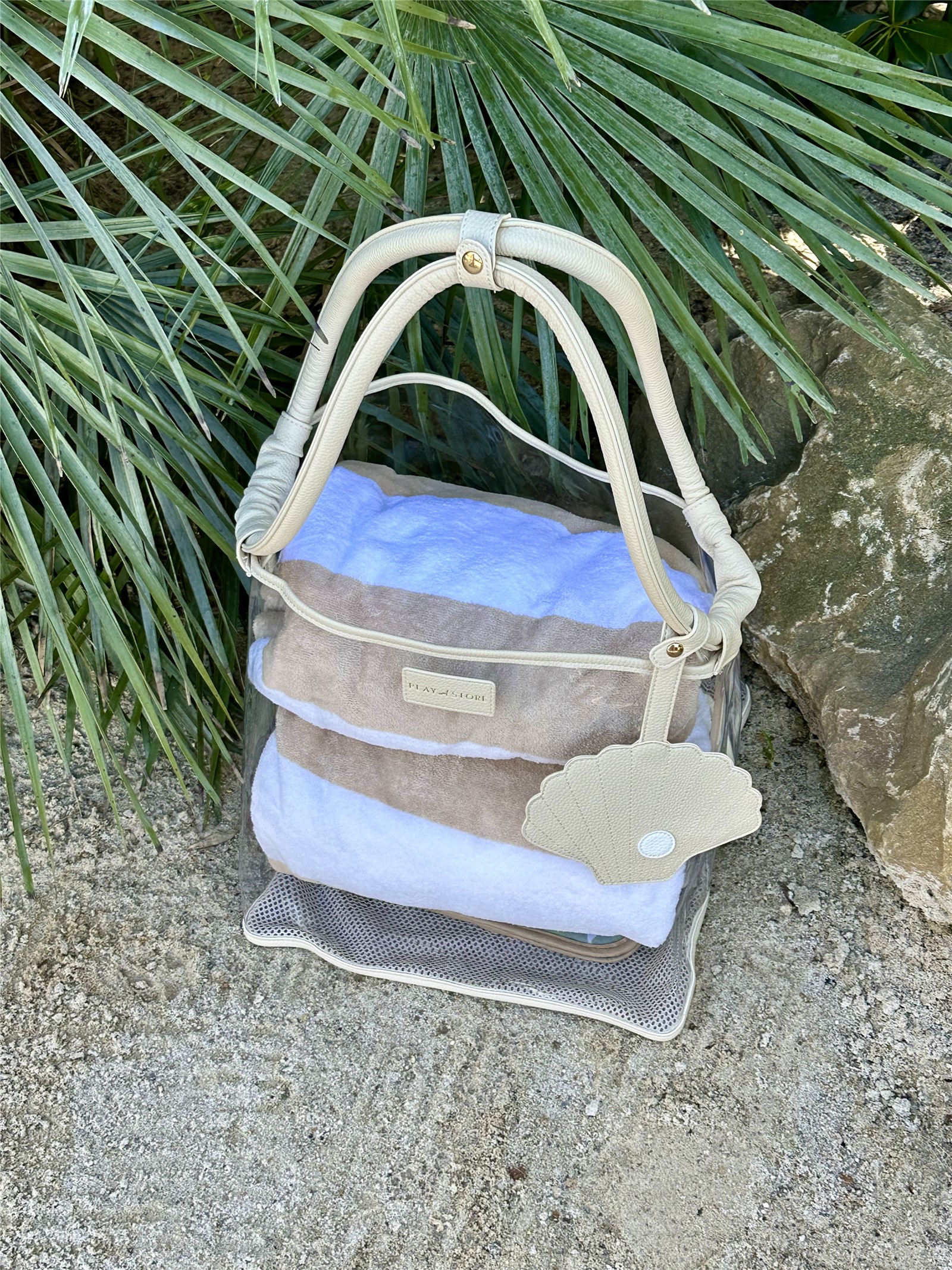 Bolso de Playa Beige Play And Store - Imagen 8
