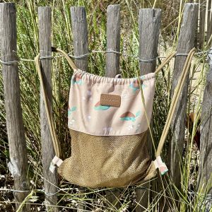 Mochila Saco Play And Store Tortuga